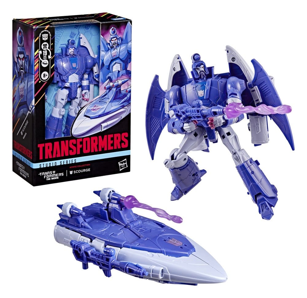 The Transformers: The Movie Studio Series Voyager Class Action Figure MTMTE Collection: Scourge 17 cm - Hasbro Action Figures