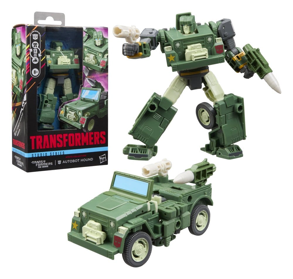 The Transformers: The Movie Studio Series Deluxe Class Action Figure MTMTE Collection: Autobot Hound 14 cm - Hasbro Action Figures