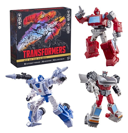 Transformers Age of the Primes Action Figure 3-Pack Autobot Mirage & Bluestreak & Ironhide - Hasbro Action Figures