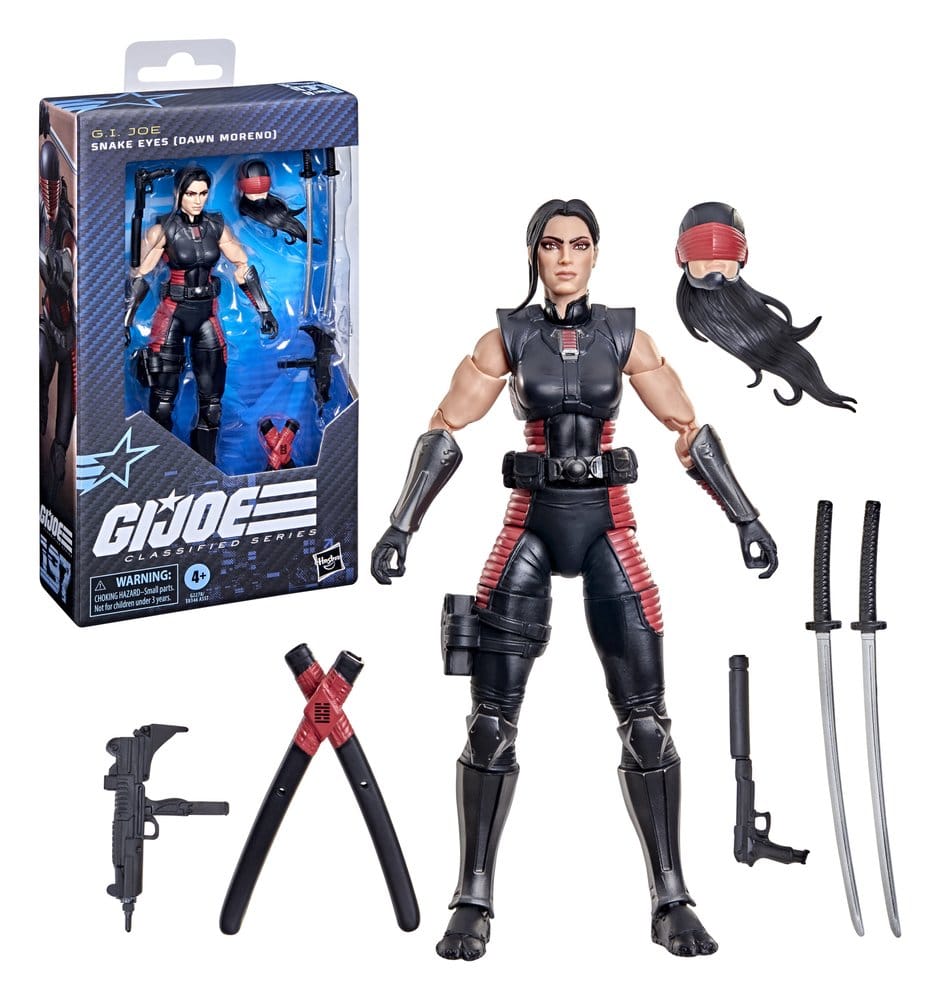 G.I. Joe Classified Series Action Figure Snake Eyes (Dawn Moreno) 15 cm - Hasbro Action Figures
