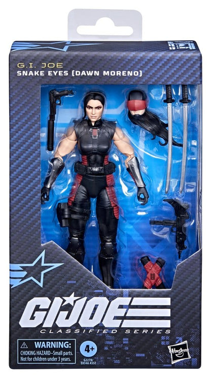 G.I. Joe Classified Series Action Figure Snake Eyes (Dawn Moreno) 15 cm - Hasbro Action Figures