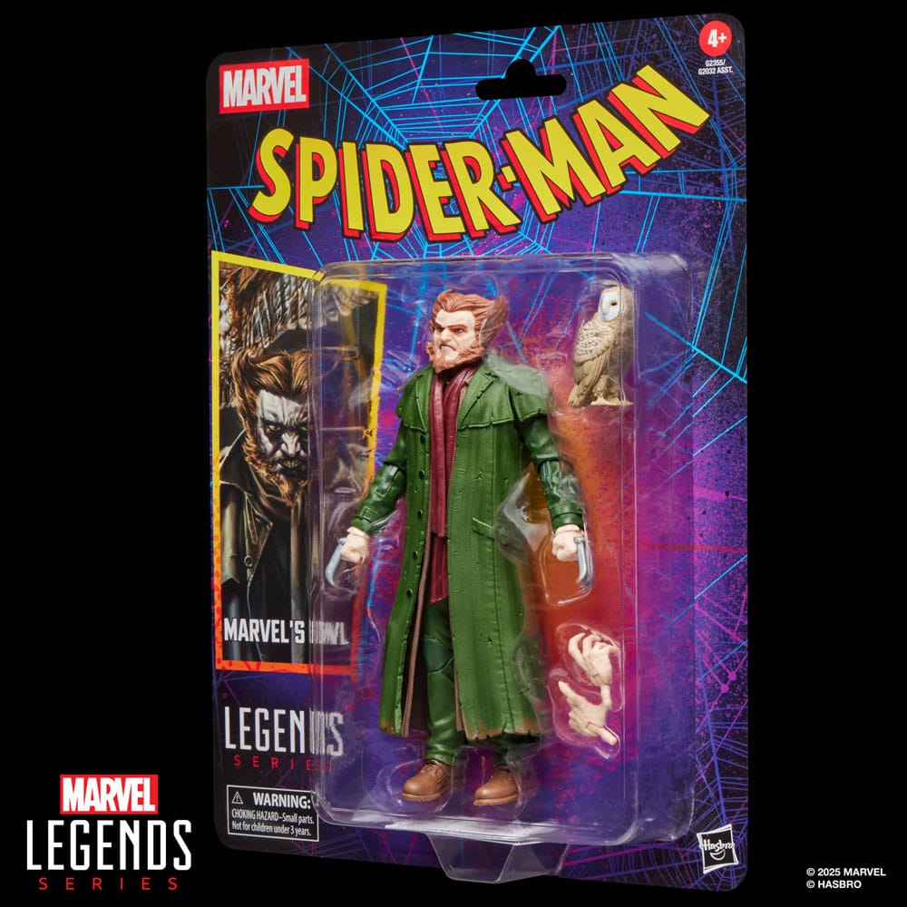 Spider-Man Marvel Legends Retro Action Figure Marvel's Owl 15 cm - Hasbro Action Figures