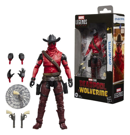 Deadpool & Wolverine Marvel Legends Action Figure Cowboypool 15 cm - Hasbro Action Figures