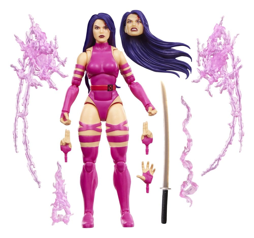 Marvel Games Marvel Legends Action Figure 2-Pack Wolverine & Psylocke - Hasbro Action Figures