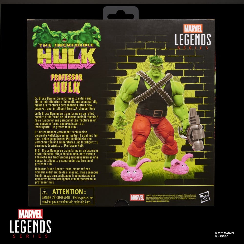 The Incredible Hulk Marvel Legends Action Figure Professor Hulk 15 cm - Hasbro Action Figures