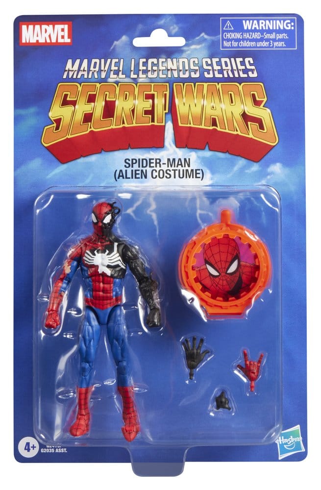Secret Wars Marvel Legends Action Figure Spider-Man (Alien Costume) 15 cm - Hasbro Action Figures