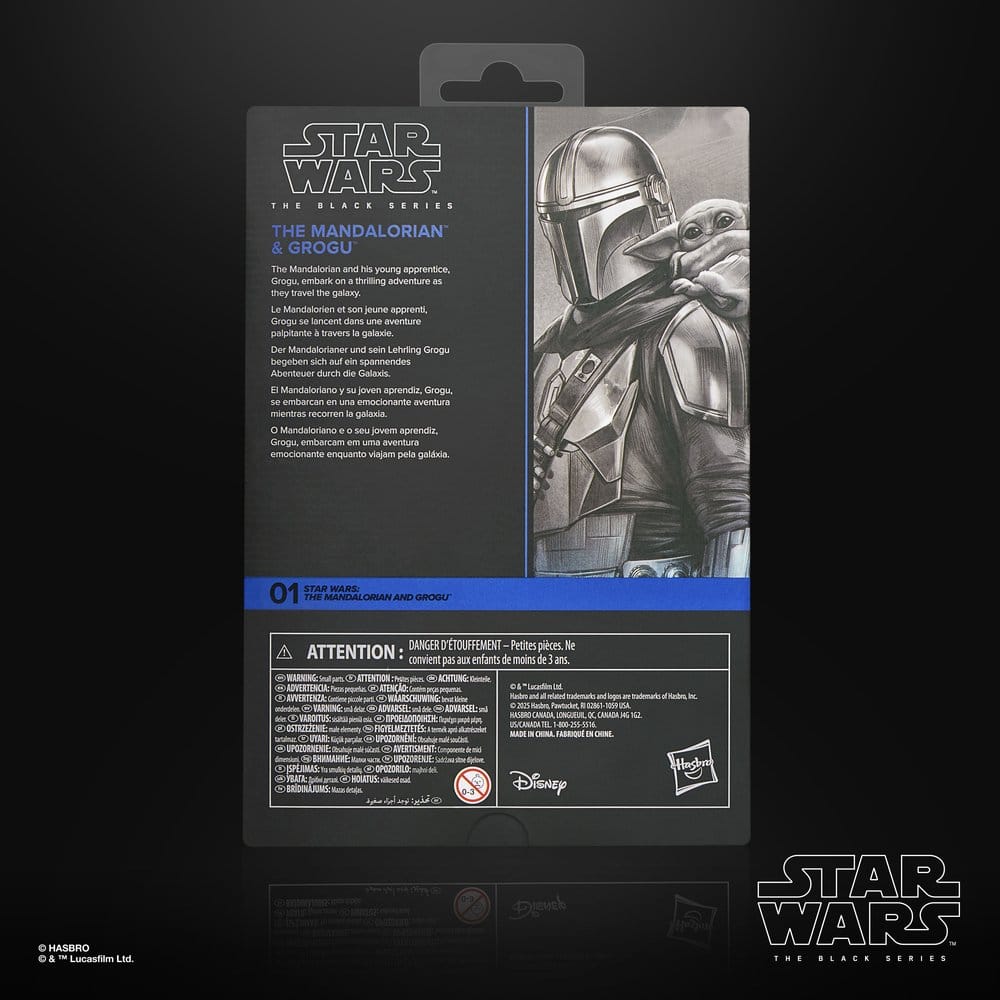 Star Wars: The Mandalorian & Grogu Black Series Action Figure The Mandalorian & Grogu 15 cm - Hasbro Action Figures