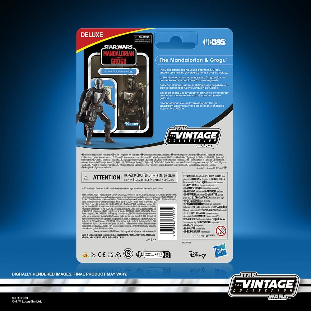 Star Wars: The Mandalorian & Grogu Vintage Collection Action Figure The Mandalorian & Grogu - Hasbro Action Figures