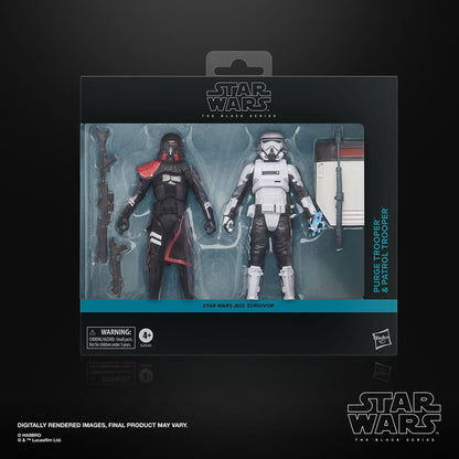 Star Wars Jedi: Survivor Black Series Action Figure 2-Pack Purge Trooper & Patrol Trooper 15 cm - Hasbro Action Figures