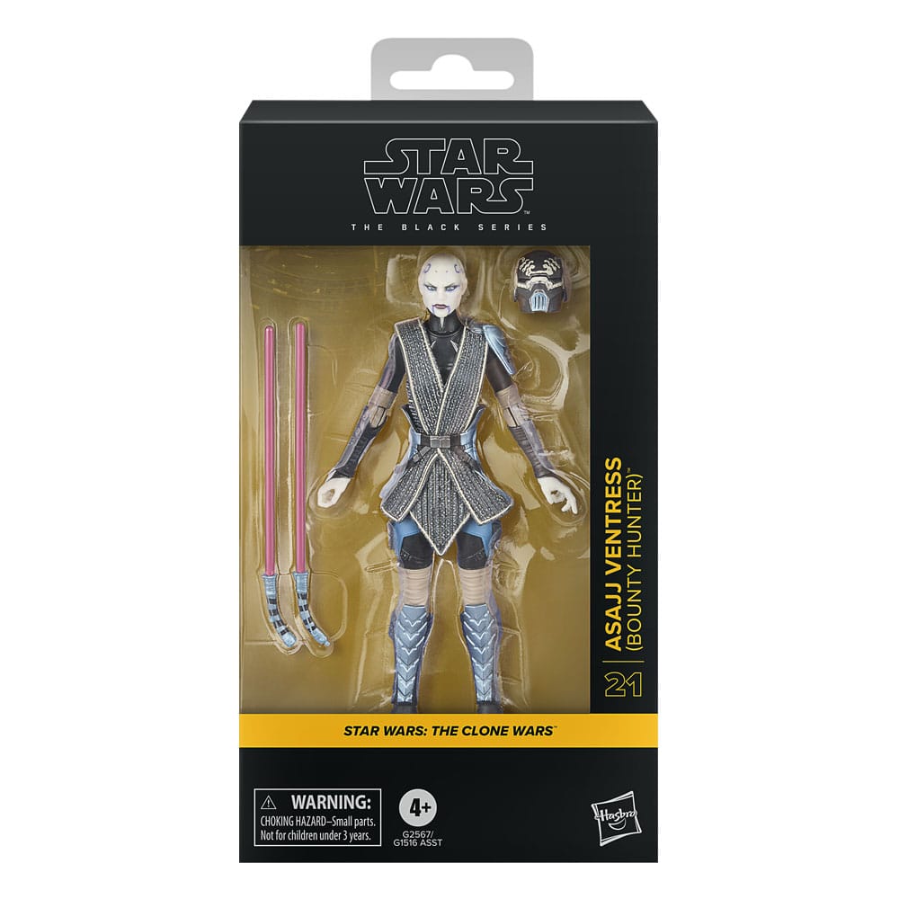 Star Wars: The Clone Wars Black Series Action Figure Asajj Ventress (Bounty Hunter) 15 cm - Hasbro Action Figures