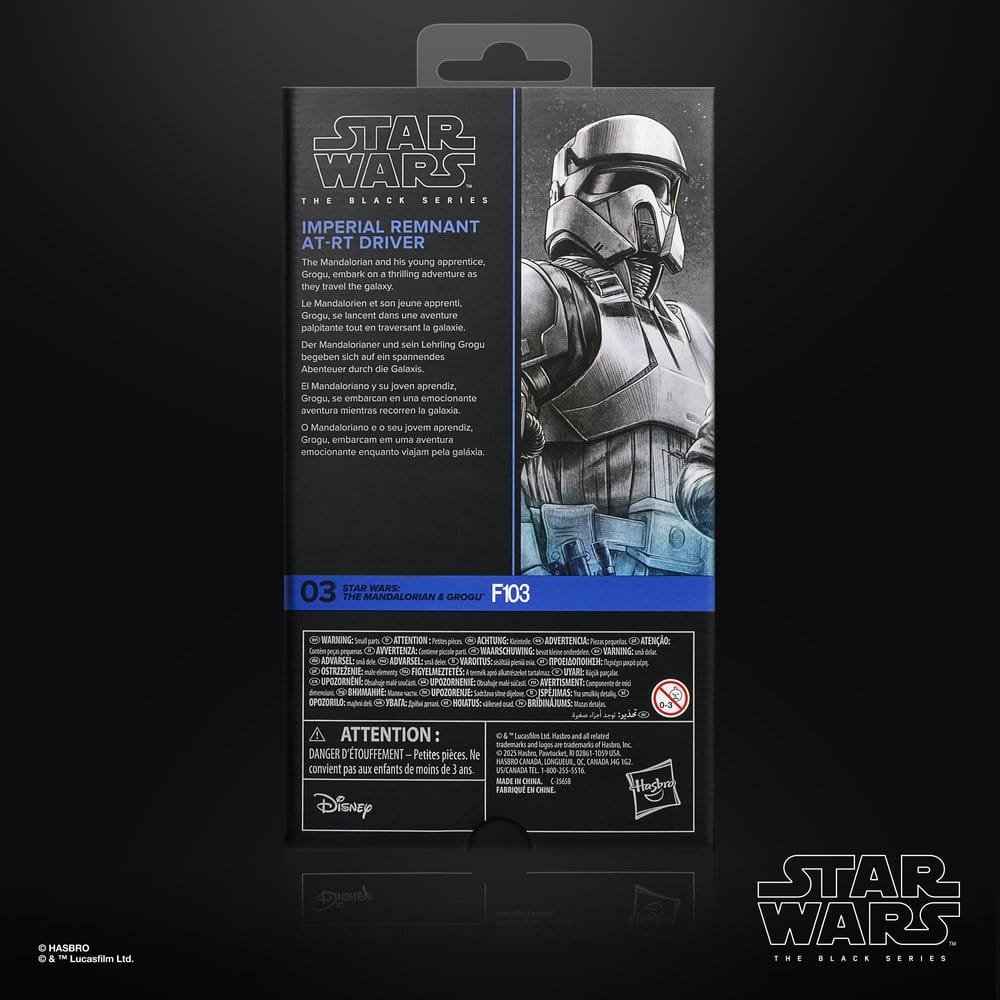 Star Wars: The Mandalorian & Grogu Black Series Action Figure Imperial Remnant AT-RT Driver 15 cm - Hasbro Action Figures