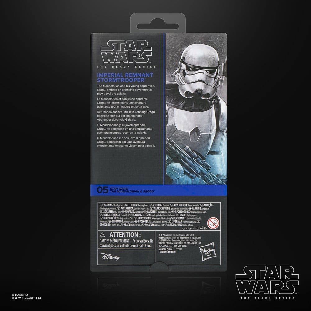 Star Wars: The Mandalorian & Grogu Black Series Action Figure Imperial Remnant Stormtrooper (Weathered) 15 cm - Hasbro Action Figures