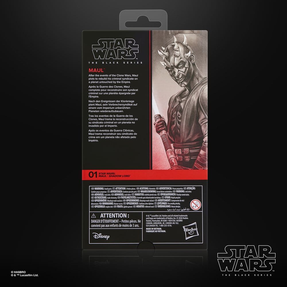 Star Wars: Maul - Shadow Lord Black Series Action Figure Maul 15 cm - Hasbro Action Figures