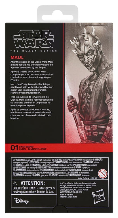 Star Wars: Maul - Shadow Lord Black Series Action Figure Maul 15 cm - Hasbro Action Figures