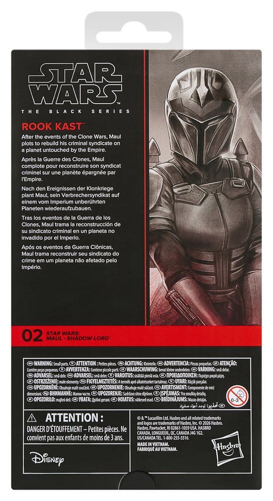 Star Wars: Maul - Shadow Lord Black Series Action Figure Rook Kast 15 cm - Hasbro Action Figures