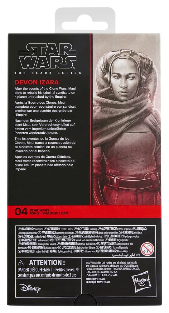 Star Wars: Maul - Shadow Lord Black Series Action Figure Devon Izara 15 cm - Hasbro Action Figures