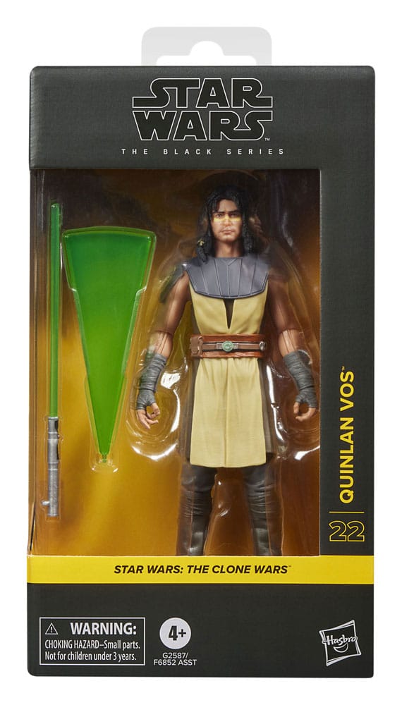Star Wars: The Clone Wars Black Series Action Figure Qunlan Vos 15 cm - Hasbro Action Figures