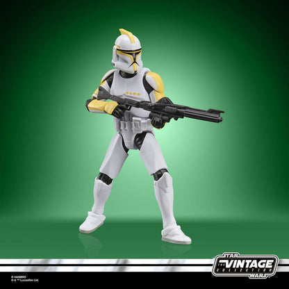 Star Wars Episode II Vintage Collection Action Figure Clone Trooper Commander - Hasbro Action Figures