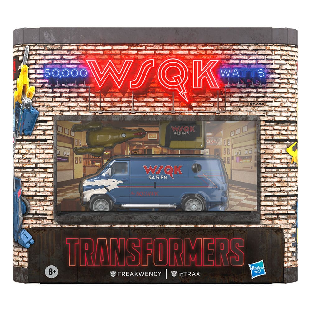 Stranger Things x Transformers Action Figure 2-Pack Freakwency & 8-Trax 15 cm - Hasbro Action Figures