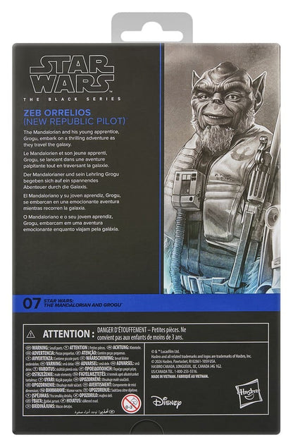 Star Wars: The Mandalorian & Grogu Black Series Action Figure Garazeb “Zeb” Orrelios 15 cm - Hasbro Action Figures