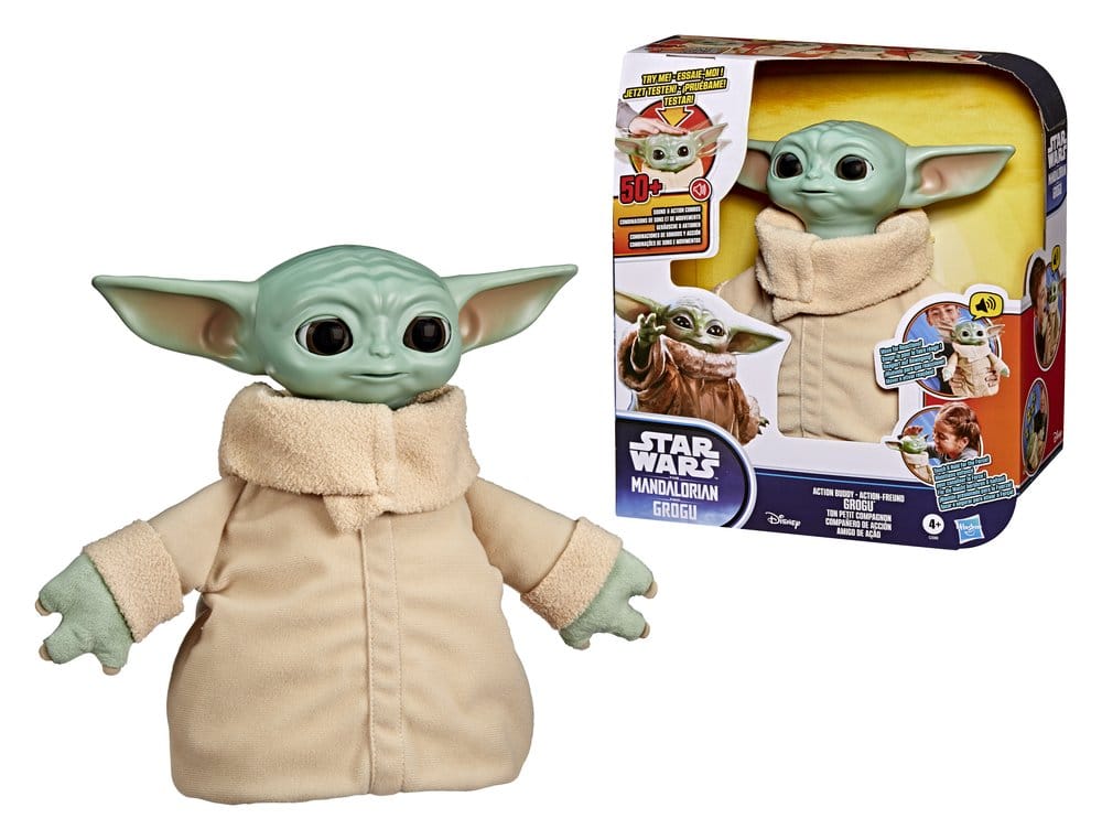 Star Wars: The Mandalorian & Grogu Action Buddy Grogu 25 cm - Hasbro Plushes