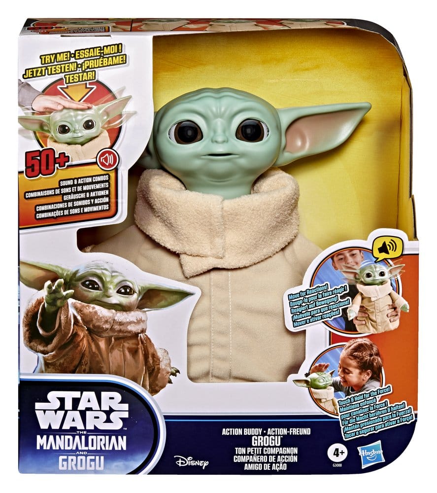 Star Wars: The Mandalorian & Grogu Action Buddy Grogu 25 cm - Hasbro Plushes