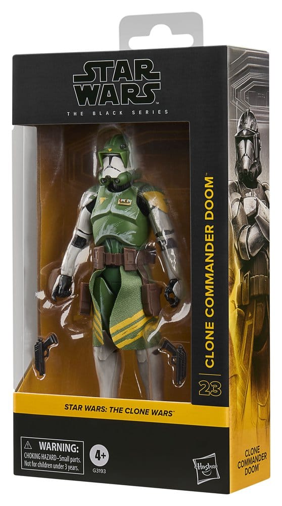 Star Wars: The Clone Wars Black Series Action Figure Clone Commander Doom 15 cm - Hasbro Action Figures