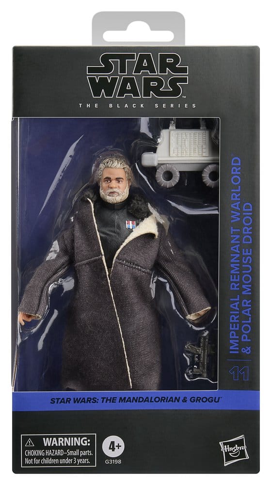 Star Wars: The Mandalorian & Grogu Black Series Action Figure Imperial Remnant Warlord & Polar Mouse Droid - Hasbro Action Figures