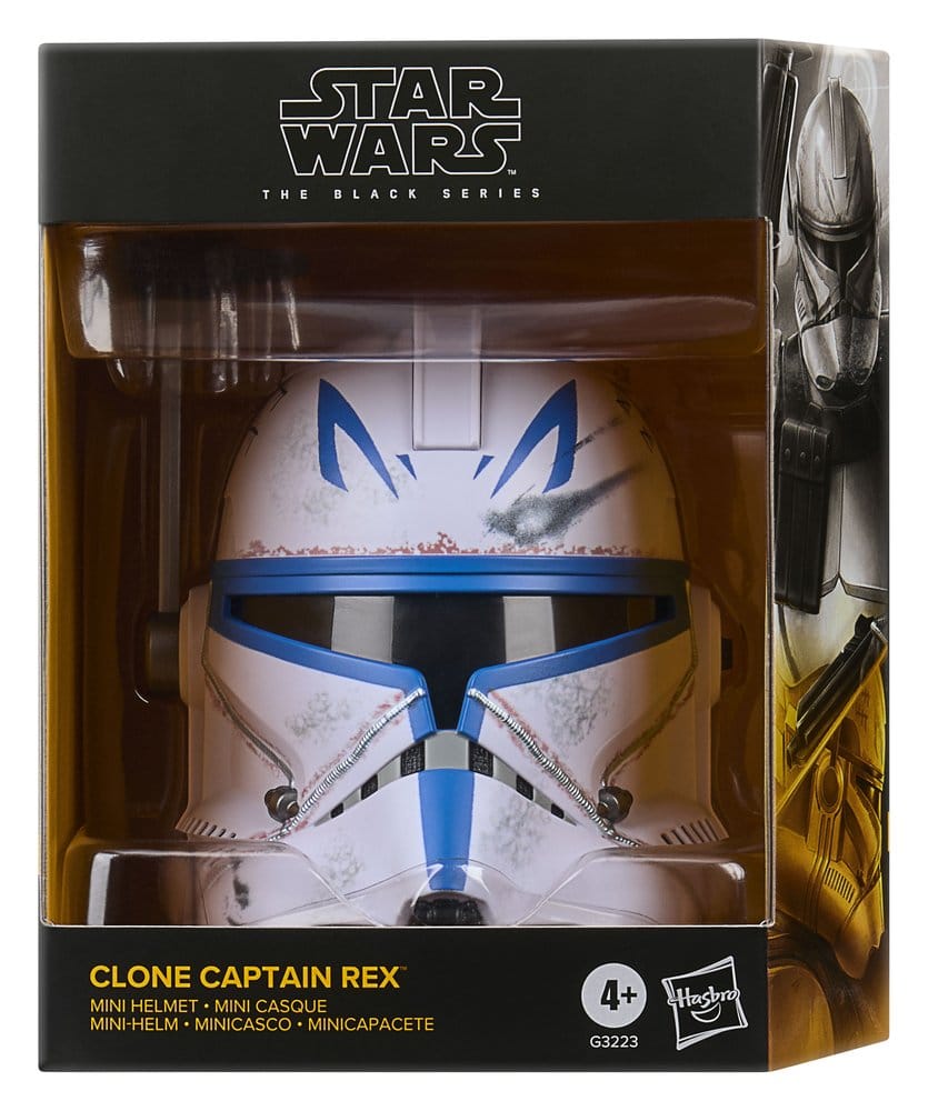 Star Wars: The Clone Wars Black Series Mini Helmet Clone Captain Rex 15 cm - Hasbro Replicas