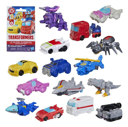 Transformers Mini Action Figures 4 cm Tiny Turbo Changers Blind Box Display Box Qty 24 - Hasbro Blind Boxes, Mini Figures & Capsule Toys