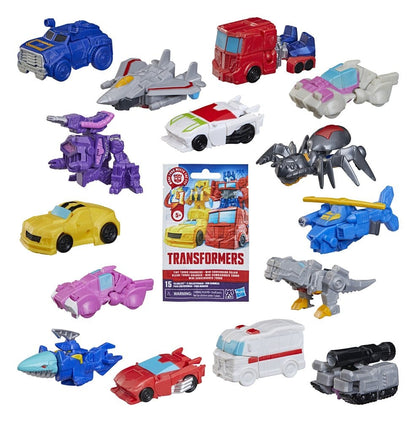 Transformers Mini Action Figures 4 cm Tiny Turbo Changers Blind Box Display Box Qty 24 - Hasbro Blind Boxes, Mini Figures & Capsule Toys