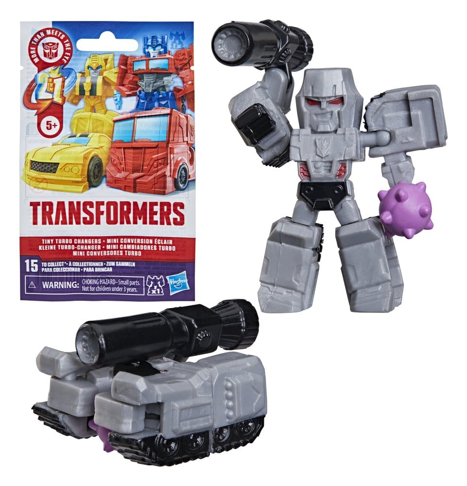 Transformers Mini Action Figures 4 cm Tiny Turbo Changers Blind Box Display Box Qty 24 - Hasbro Blind Boxes, Mini Figures & Capsule Toys