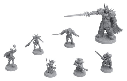 Dungeons & Dragons x World of Warcraft Miniatures Set 2 - Hasbro Miniature Gaming & Tabletop