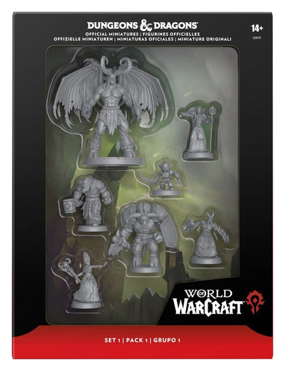 Dungeons & Dragons x World of Warcraft Miniatures Set 1 - Hasbro Miniature Gaming & Tabletop