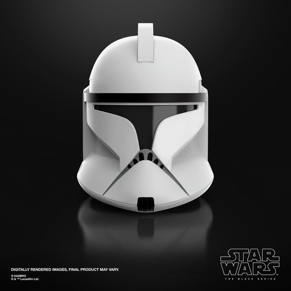 Star Wars Episode II Black Series Electronic Helmet Phase I Clone Trooper - Hasbro Replicas