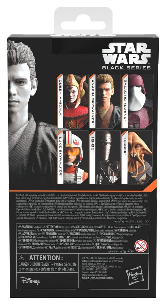 Star Wars Episode II Black Series Action Figure Anakin Skywalker (Padawan)