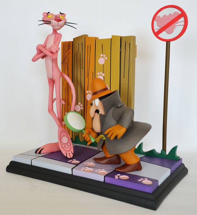 The Pink Panther: Pink Panther & The Inspector Statue - Hollywood Collectibles Group Statues