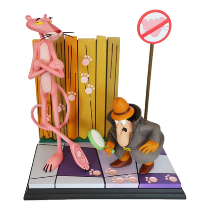 The Pink Panther: Pink Panther & The Inspector Statue - Hollywood Collectibles Group Statues