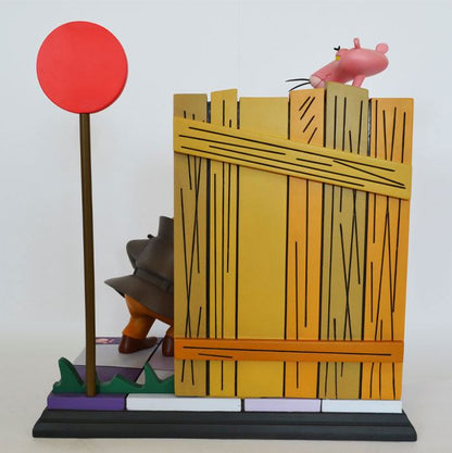 The Pink Panther: Pink Panther & The Inspector Statue - Hollywood Collectibles Group Statues