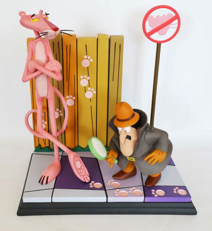 The Pink Panther: Pink Panther & The Inspector Statue - Hollywood Collectibles Group Statues