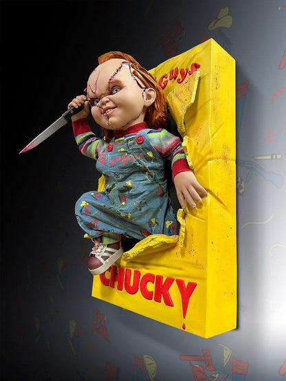 Chucky (Child´s Play) Wall Sculpture 1/1 Bride of Chucky 43 x 46 x 76 cm - Hollywood Collectibles Group Decoration