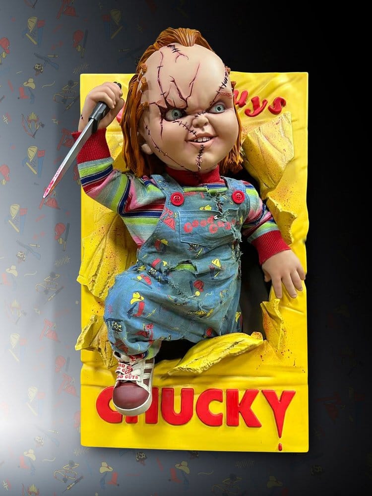 Chucky (Child´s Play) Wall Sculpture 1/1 Bride of Chucky 43 x 46 x 76 cm - Hollywood Collectibles Group Decoration