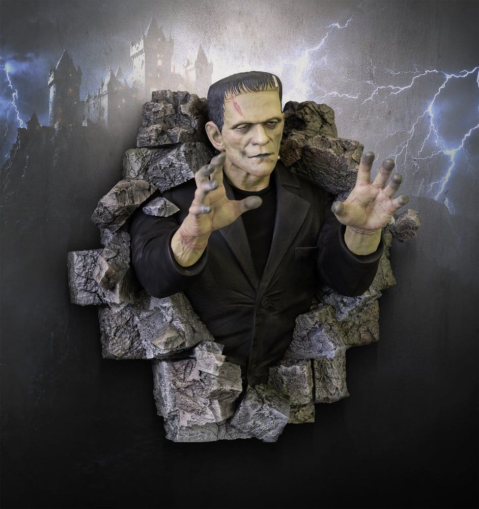 Frankenstein Wall Mount 1/1 Boris Karloff as Frankenstein's Monster 94 x 94 cm - Hollywood Collectibles Group Decoration