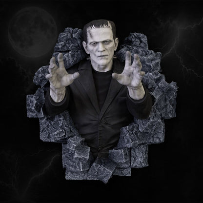 Frankenstein Wall Sculpture Classic Horror Edition Half Scale 48 cm - Hollywood Collectibles Group Statues