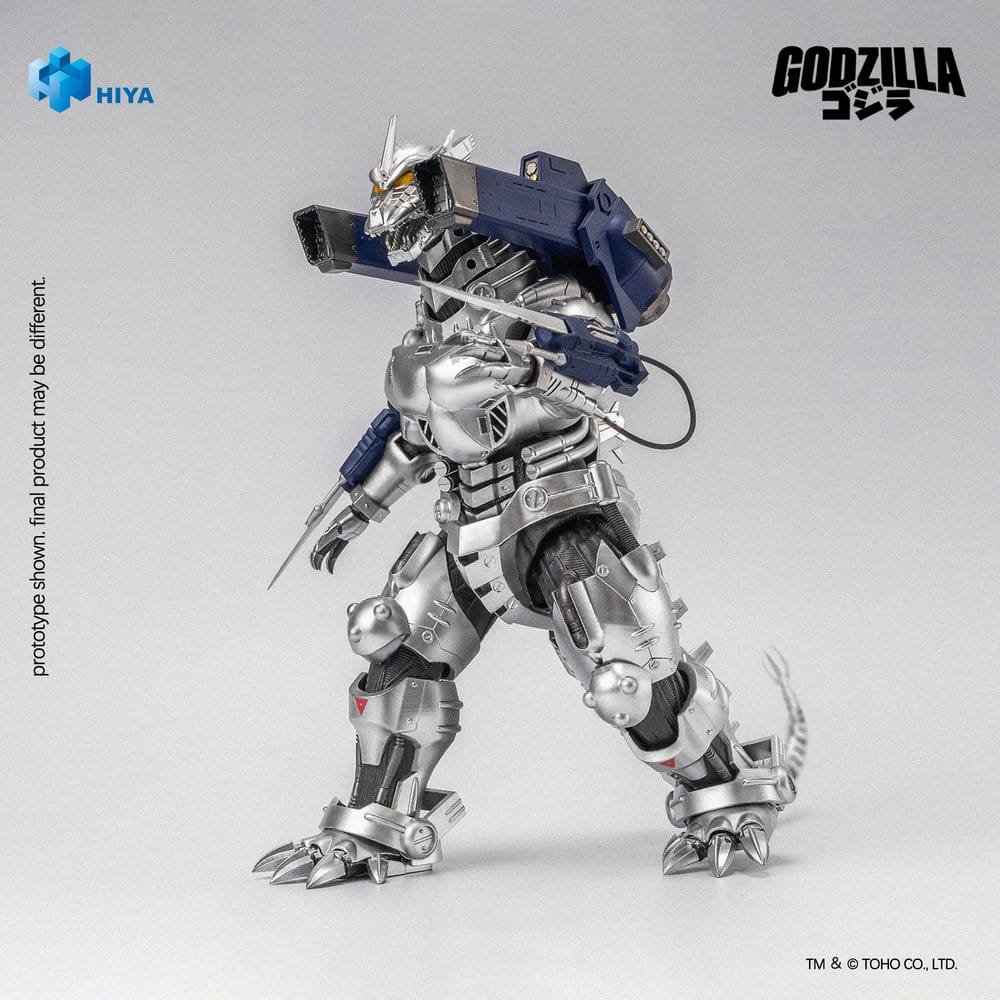 Godzilla Against Mechagodzilla Box Qty 2002 Exquisite Basic Series Action Figure Mechagodzilla MFS-3 20 cm - Hiya Toys Action Figures