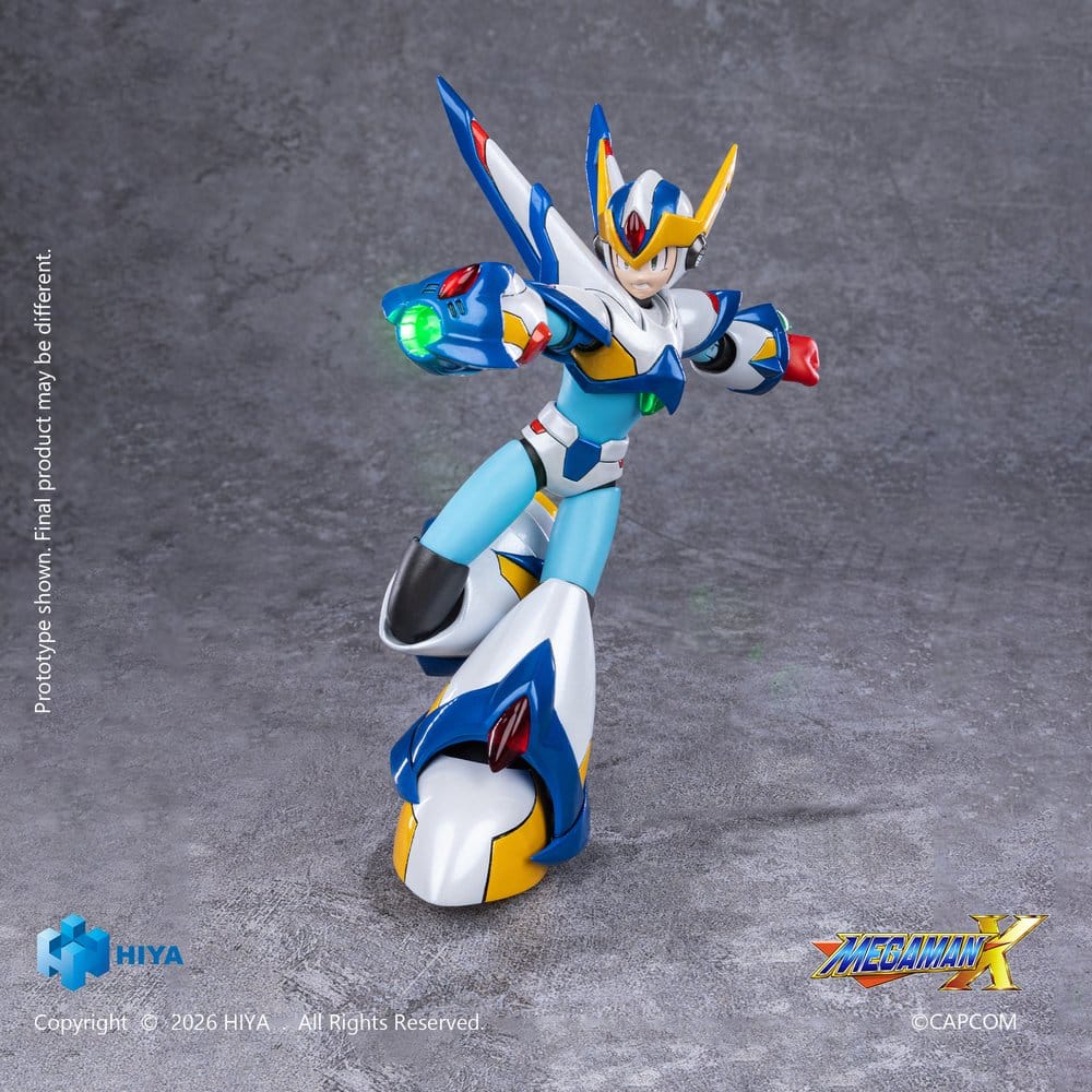 Mega Man X Exquisite Basic Series Actionfigur X Falcon Armor Version 15 cm - Hiya Toys Action Figures