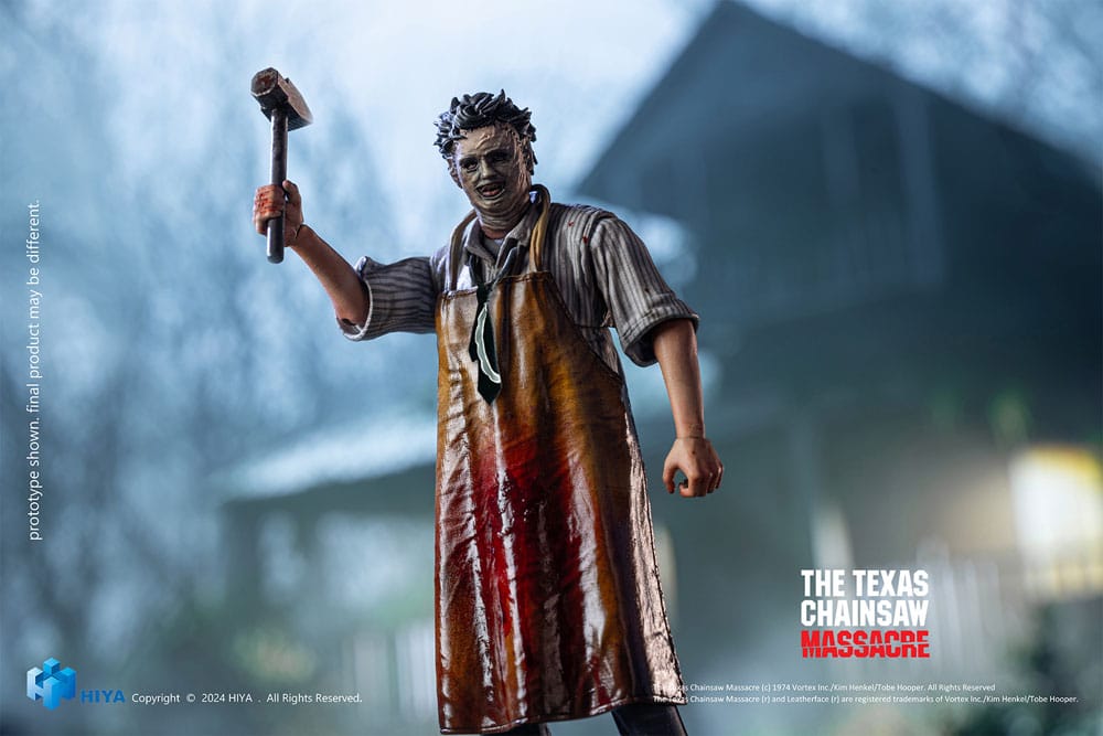 Texas Chainsaw Massacre (1974): Leatherface: Killing Mask: Exquisite Mini: 1/18 Action Figure - Hiya Toys Action figures