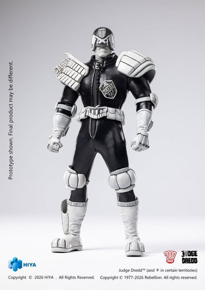 Judge Dredd Exquisite Super Action Figure 1/12 Judge Dredd Black & White Ver. 15 cm