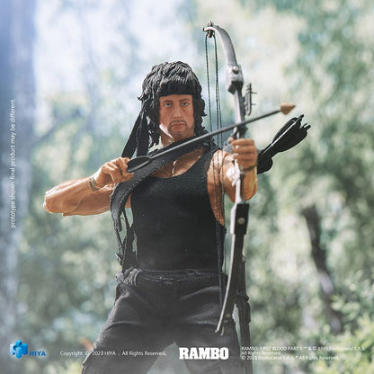 First Blood II Exquisite Super Series Actionfigur 1/12 First Blood II John Rambo 16 cm - Hiya Toys Action Figures