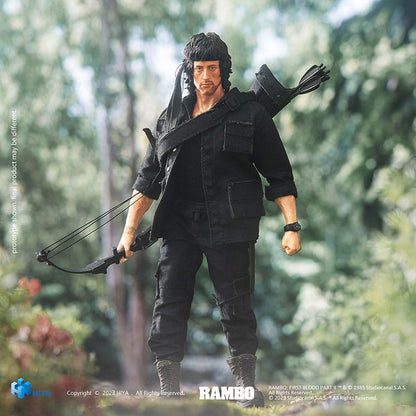 First Blood II Exquisite Super Series Actionfigur 1/12 First Blood II John Rambo 16 cm - Hiya Toys Action Figures
